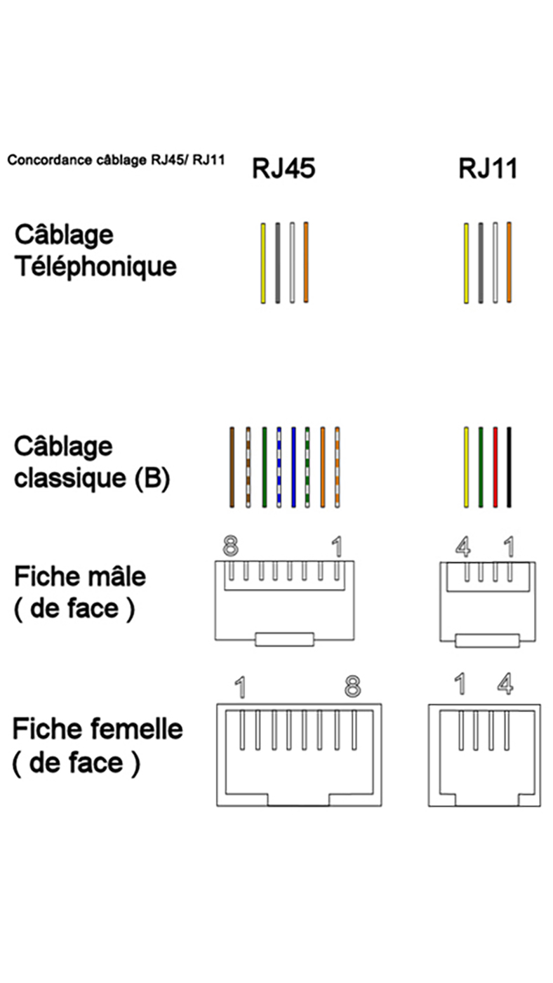 Câblage RJ45