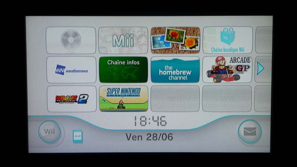 Émulateur Super Nintendo sur Wii