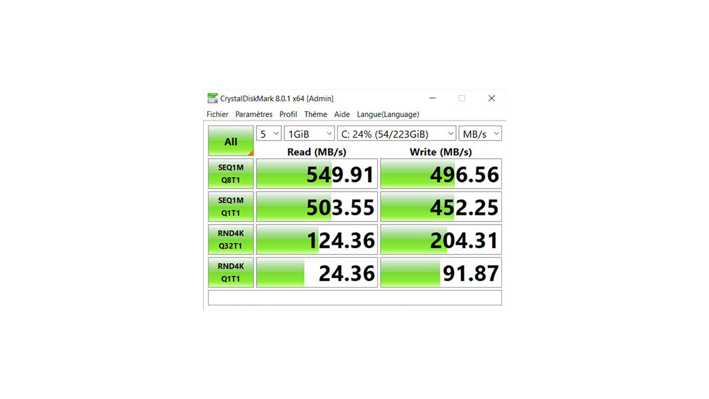 Disque Crucial SSD SATA3 BX500