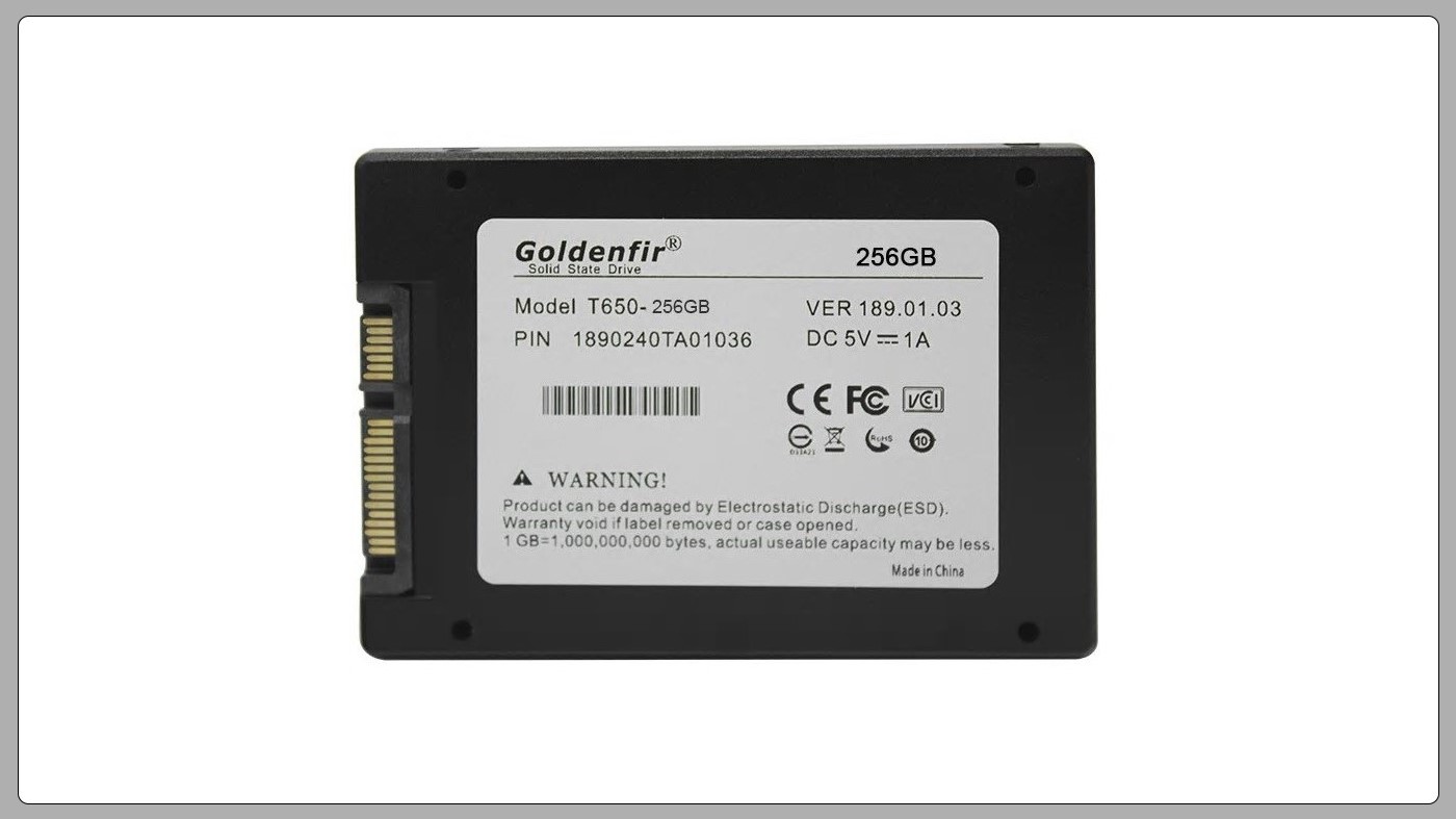 Disque dur Goldenfir SSD SATA3