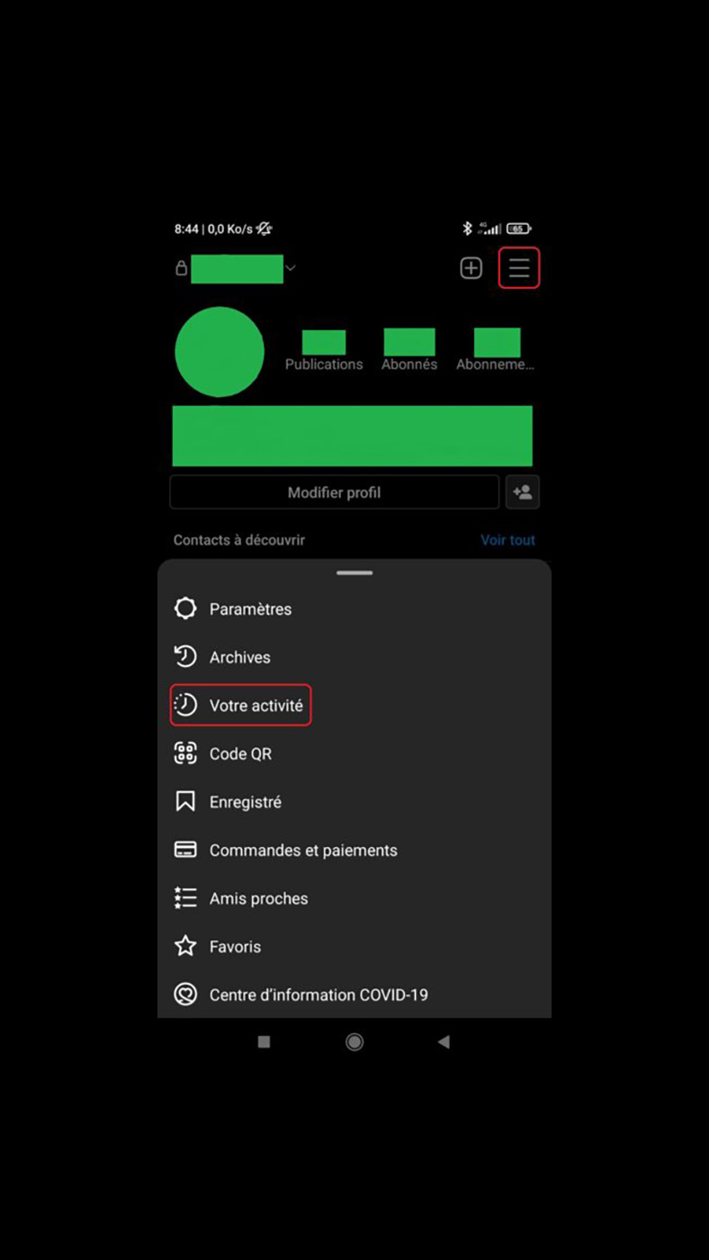 Supprimer ses données d'Instagram