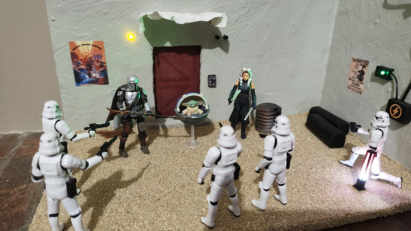 Diorama Star Wars Mandalorien