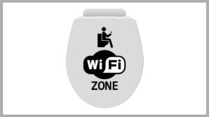 Lire la suite à propos de l’article Les stickers WC Geek. [A imprimer soi-même.]