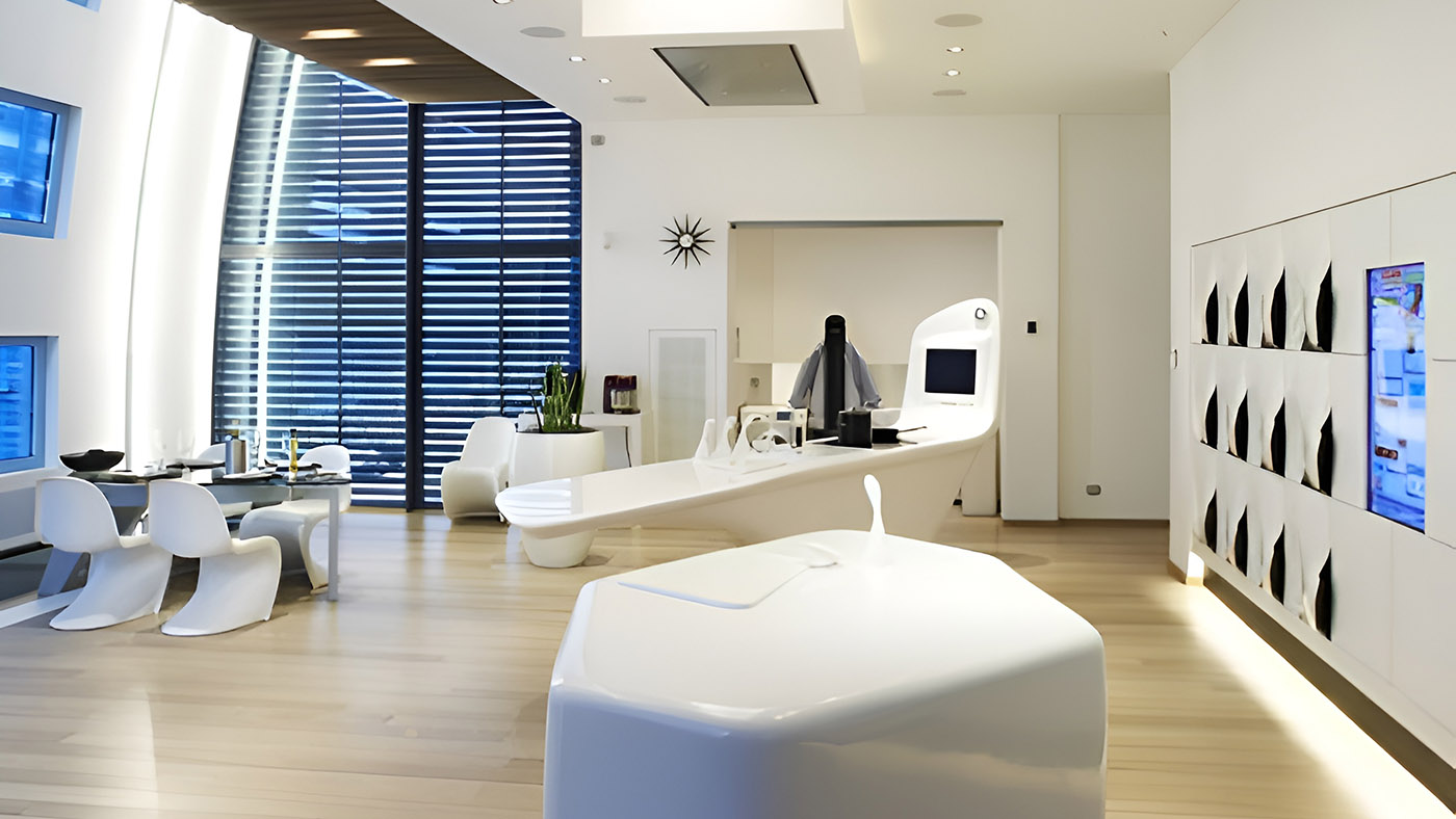 Maison du futur années 2000