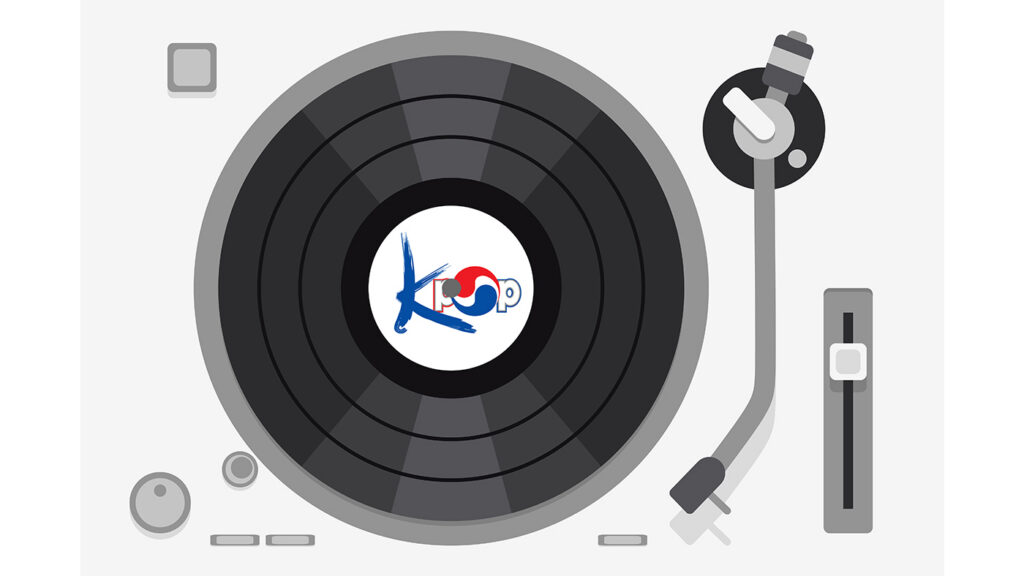 Platine vinyle K-pop